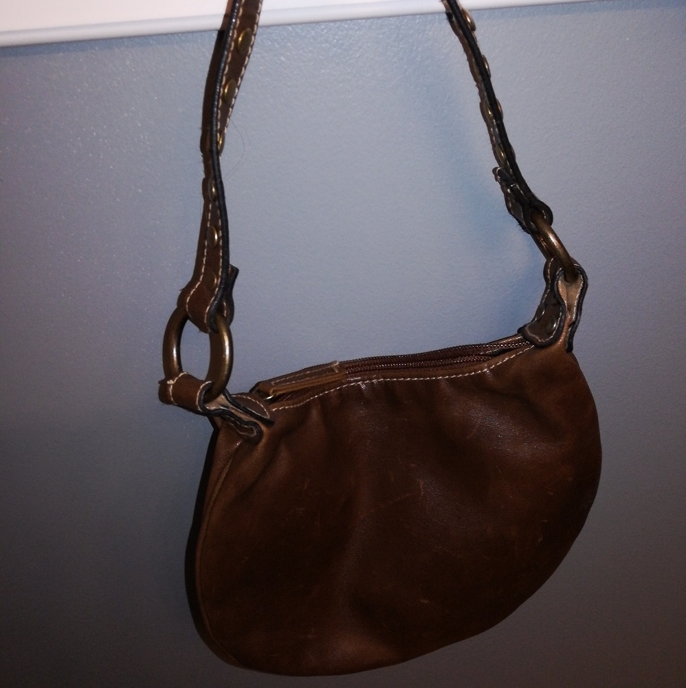 Leather handbag